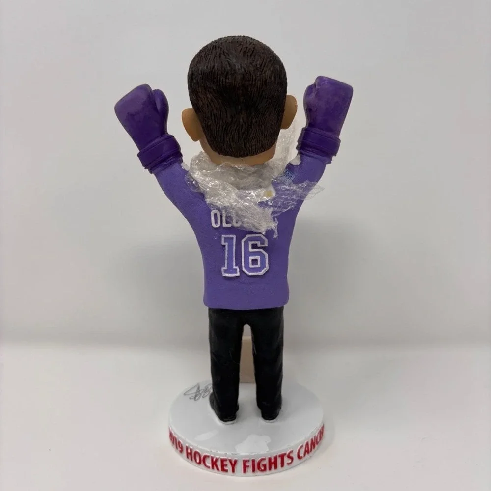 Chicago Blackhawks Eddie Olczyk Bobblehead 10/27/19 Hockey Fights Cancer SGA NIB